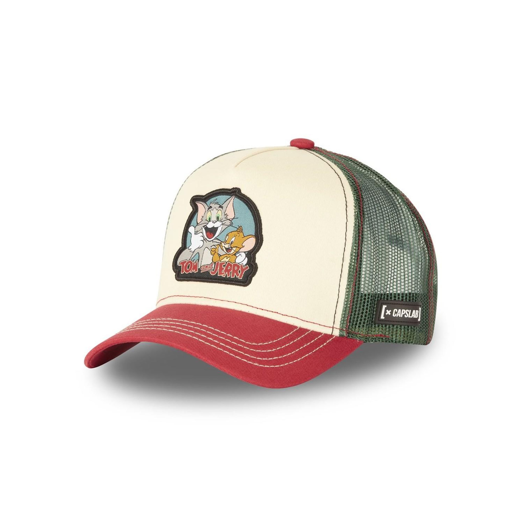 Voir la diapositive 1 : CAPSLAB Casquette Trucker avec filet Tom and Jerry