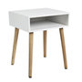 Voir la diapositive 1 : Paris Prix Table de Chevet  Niche  50cm Blanc