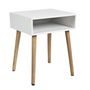 Voir la diapositive 1 : Paris Prix Table de Chevet  Niche  50cm Blanc