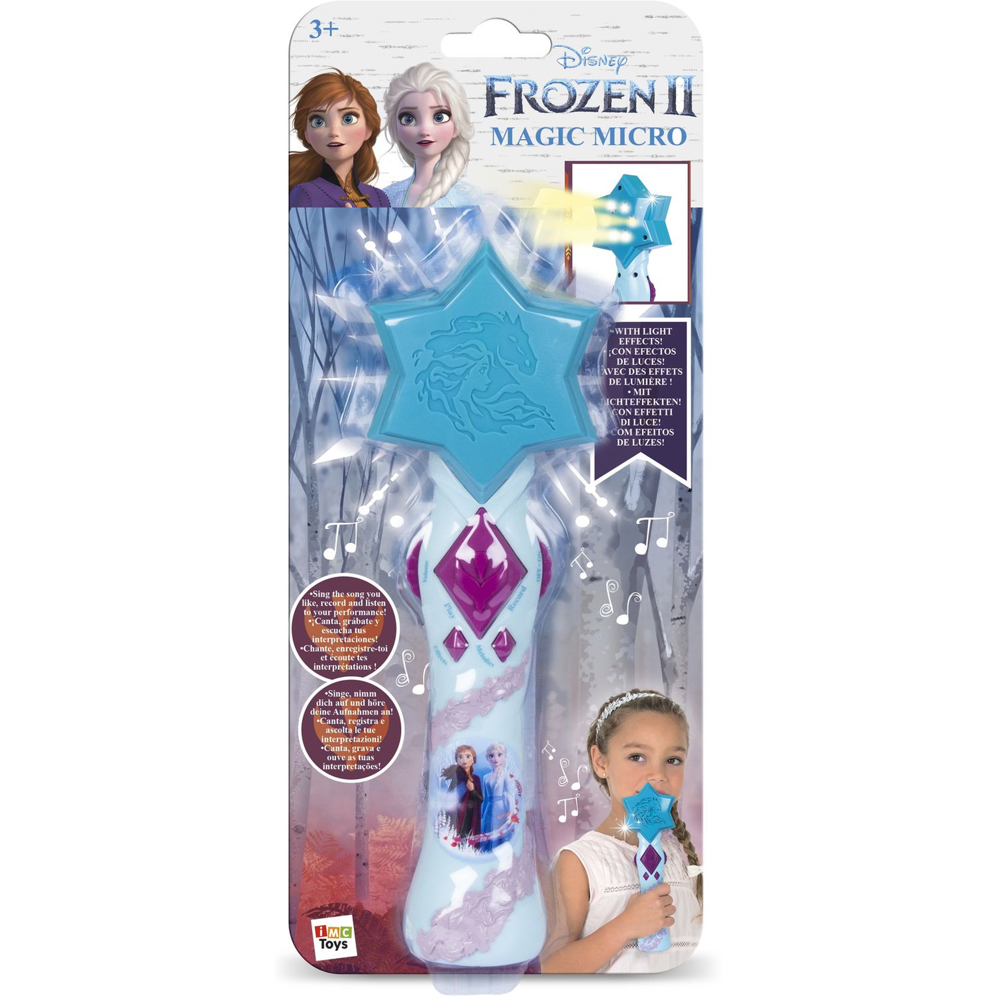 Voir la diapositive 1 : IMC TOYS Microphone enregistreur - La reine des neiges 2
