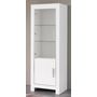 Voir la diapositive 2 : Vitrine design 1 porte laquée brillante L112cm MILANO