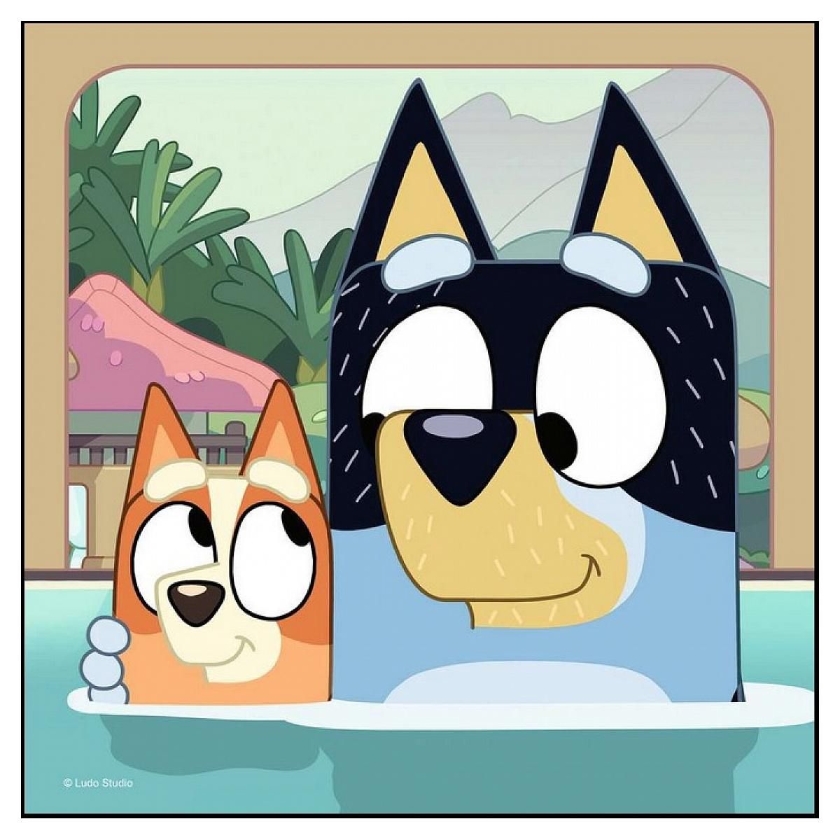 RAVENSBURGER Puzzle Les aventures de Bluey - 3x49 pcs