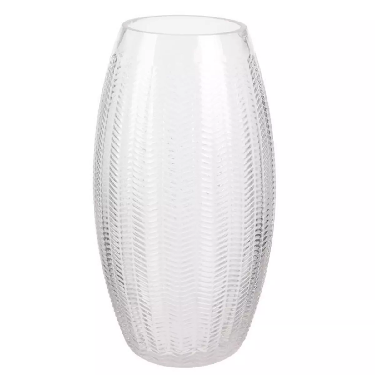 Paris Prix Vase Déco en Verre  Magnolia  30cm Transparent