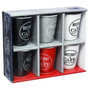 Voir la diapositive 6 : SECRET DE GOURMET Coffret 6 Tasses  Bistrot  10cl Multicolore