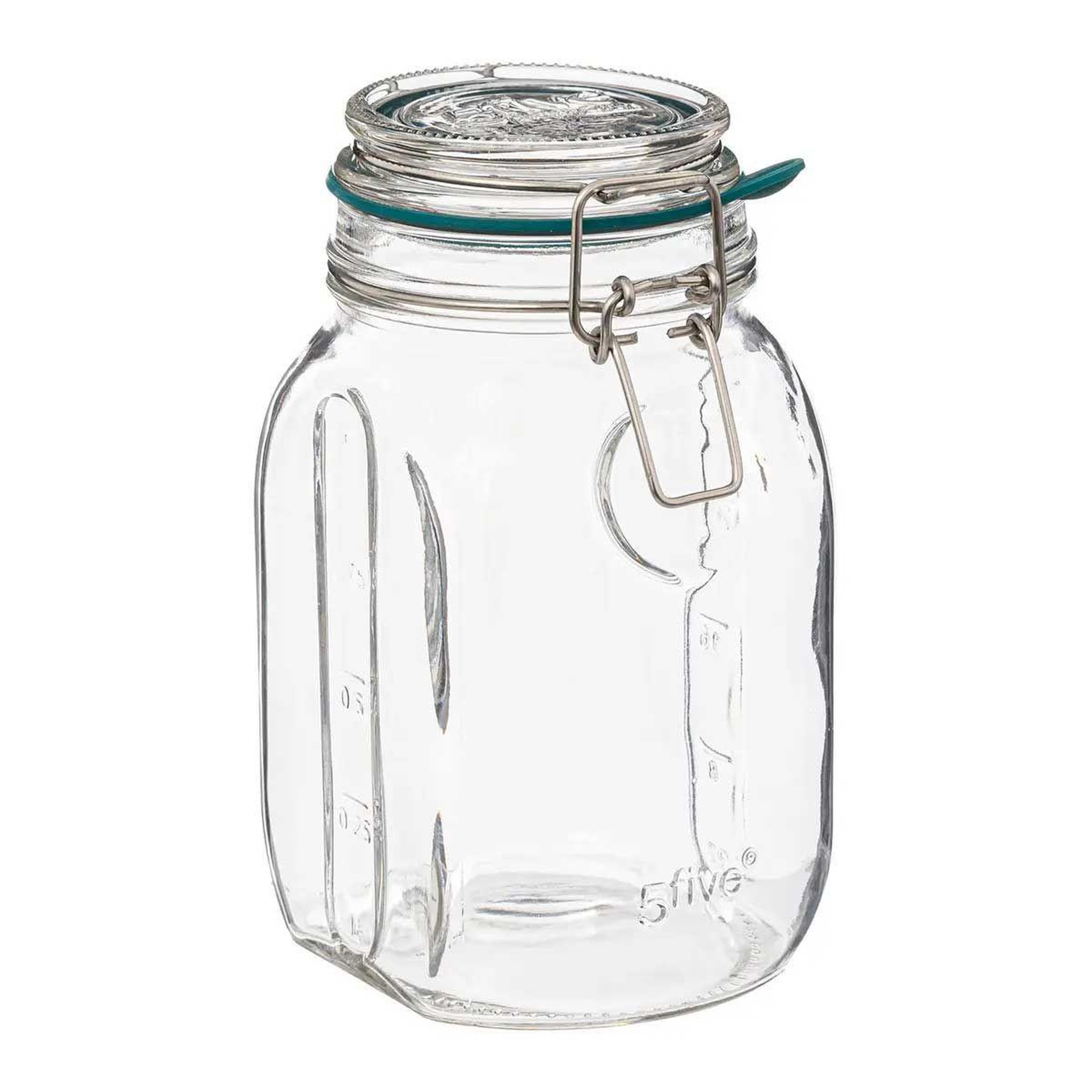 FIVE Bocal en verre gradué  jarro  1l transparent