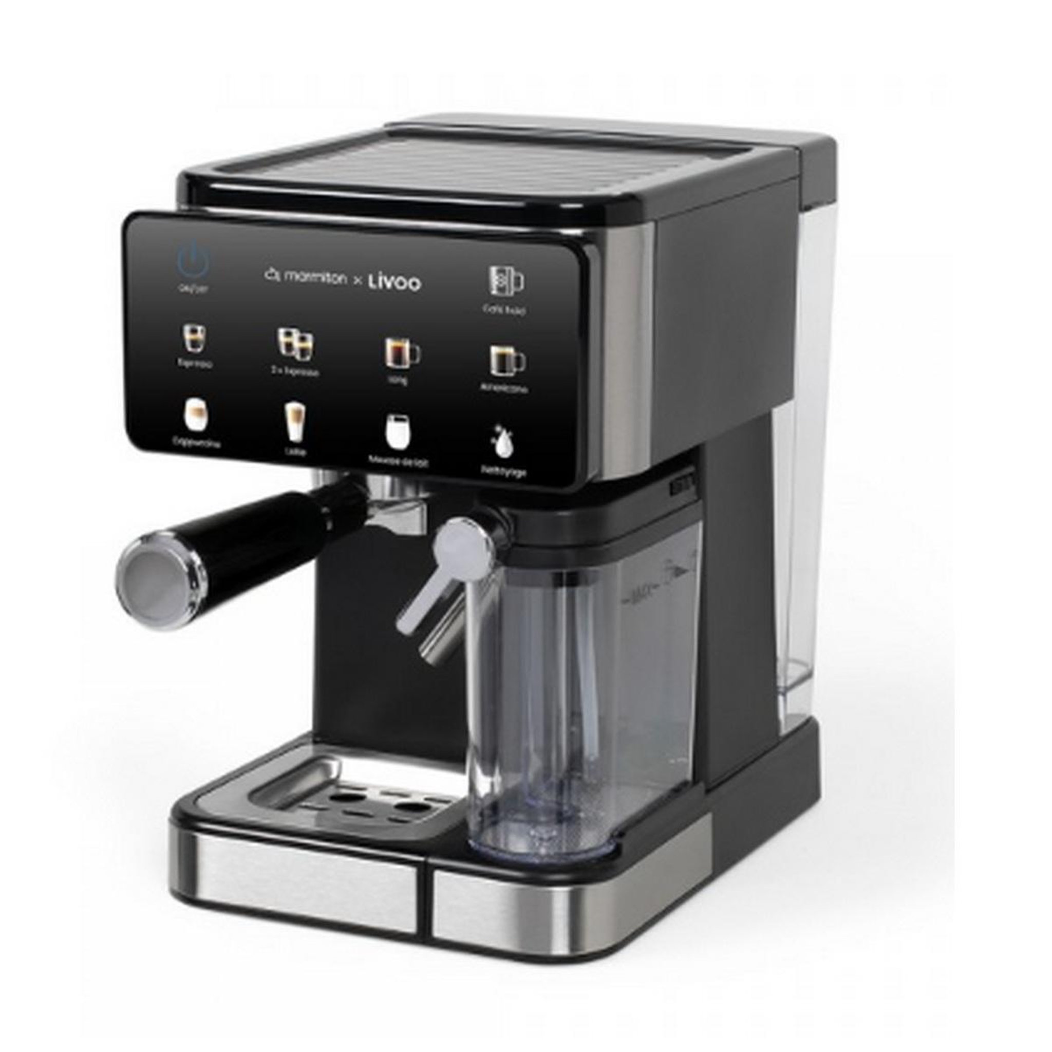 LIVOO Machine à expresso 20 bars noir - dod222co