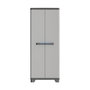 Voir la diapositive 1 : KIS KIS Armoire de rangement haute Linear - 68 x 39 x 173 cm - Noir et gris