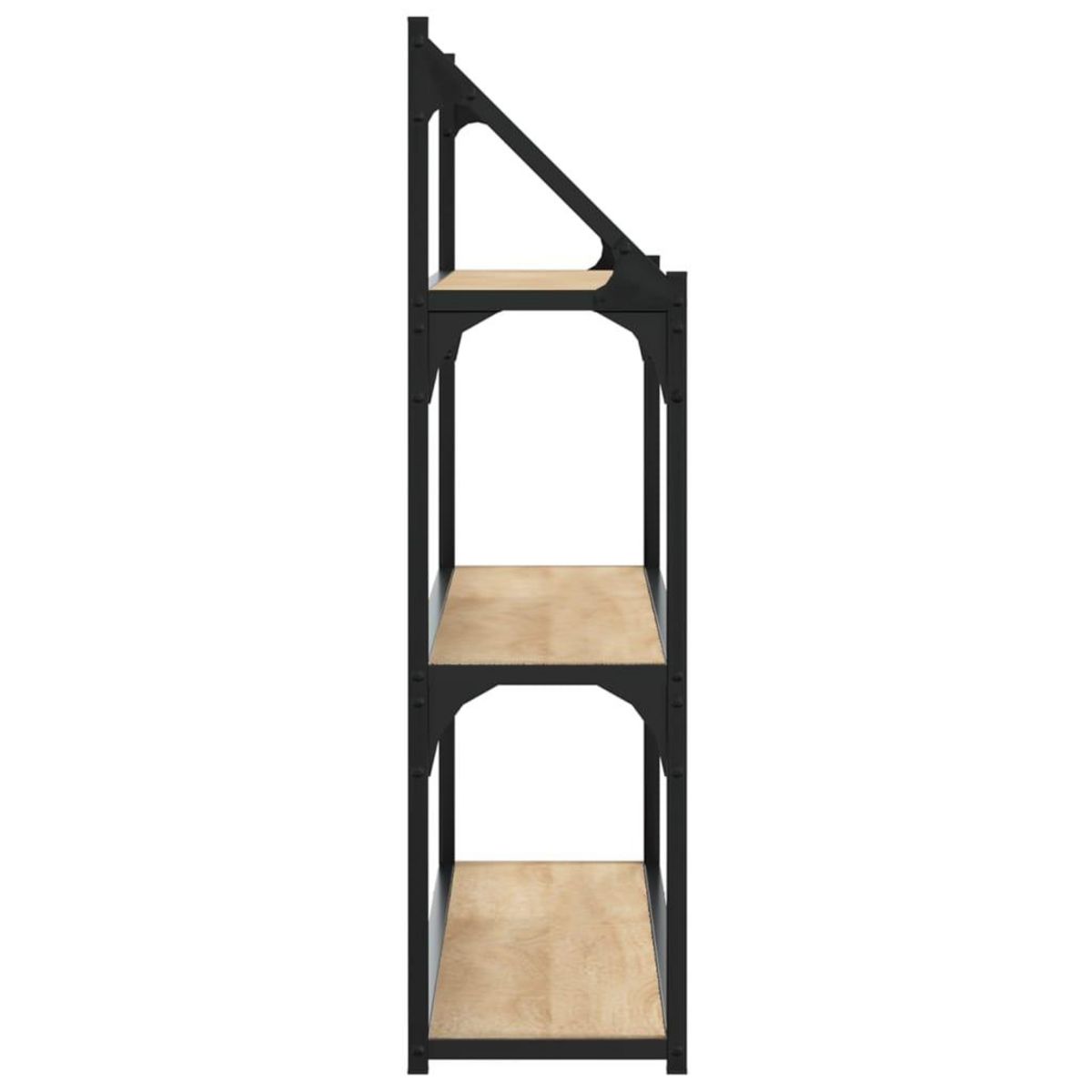 VIDAXL Etagere murale 3 niveaux chene sonoma 80x21x78,5 cm