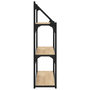 Voir la diapositive 5 : VIDAXL Etagere murale 3 niveaux chene sonoma 80x21x78,5 cm