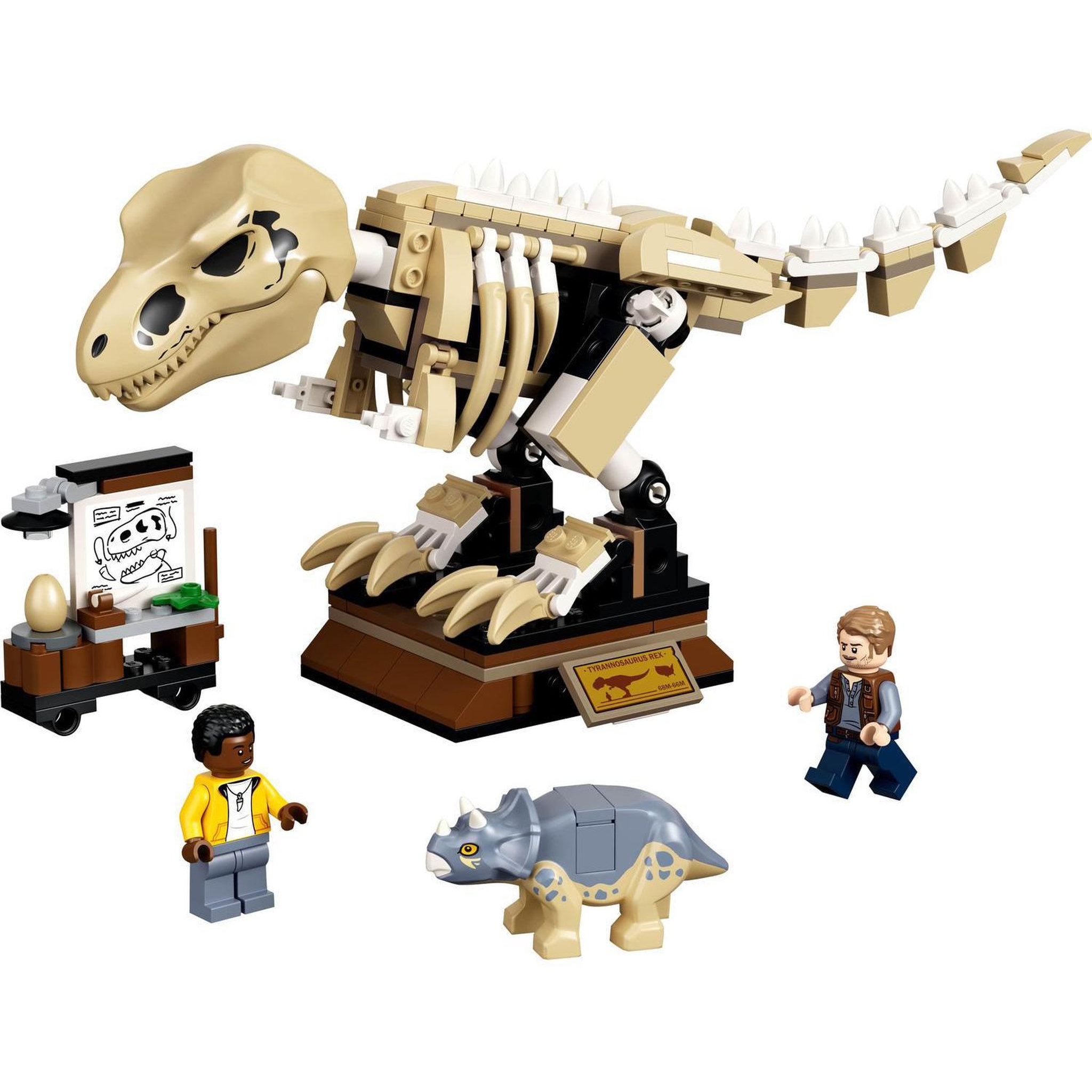Voir la diapositive 2 : LEGO Jurassic World 76940 L&rsquo;Exposition du Fossile du T. Rex