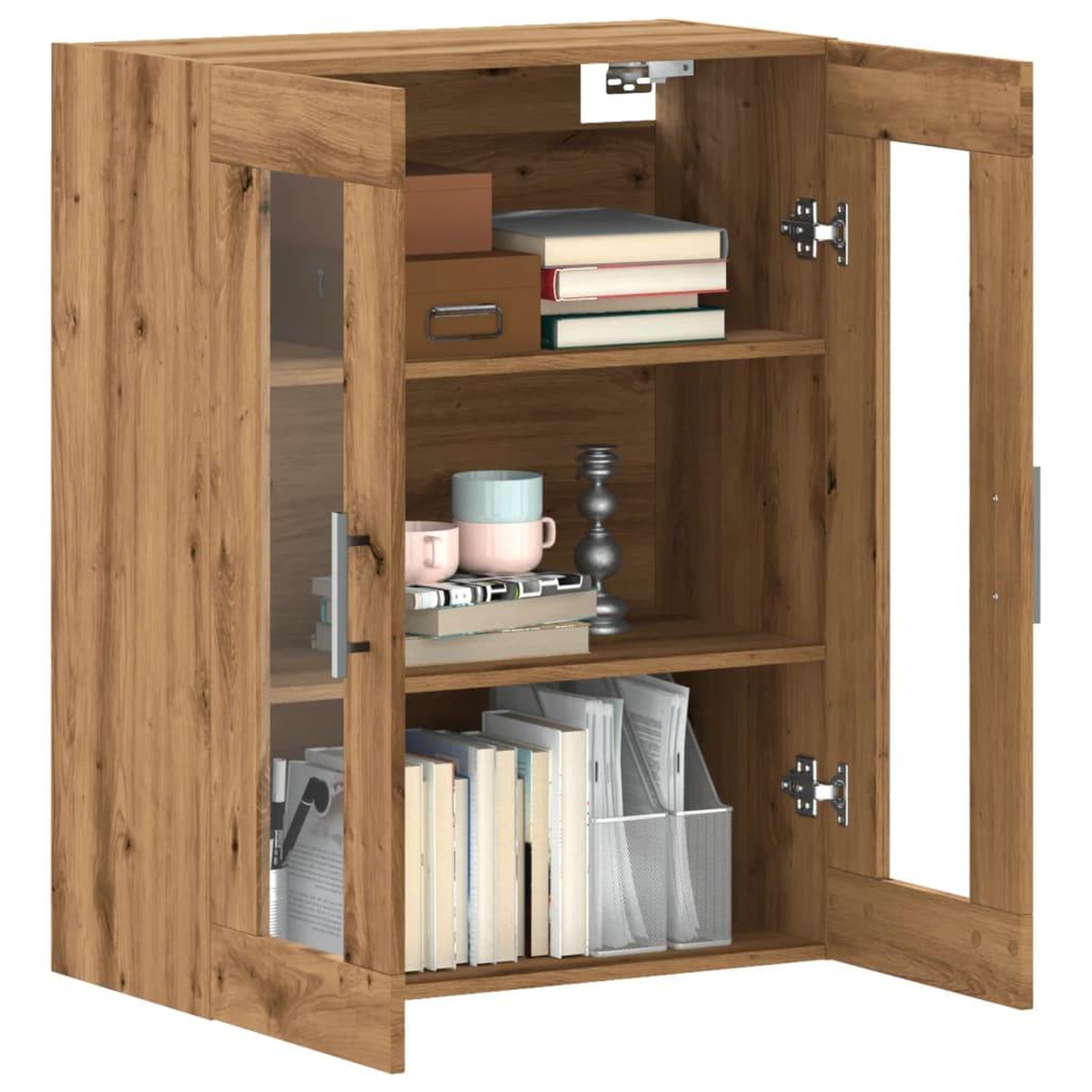 VIDAXL Buffet chene artisanal 69,5x34x90 cm bois d'ingenierie