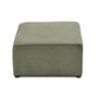 Voir la diapositive 4 : BEST MOBILIER Topaze - pouf - en velours côtelé plat