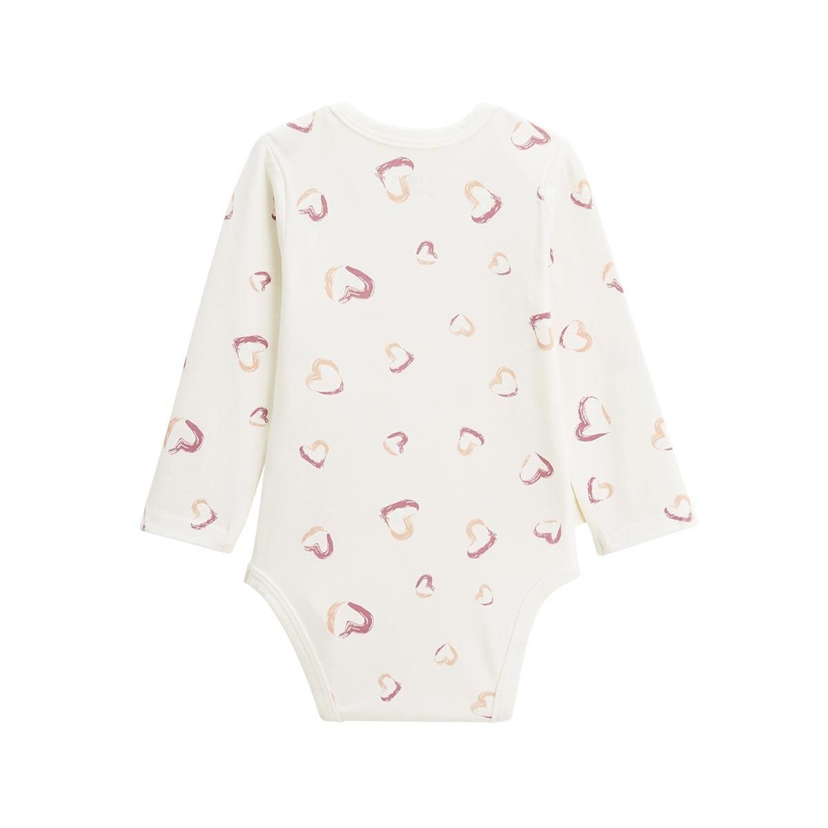 Petit Béguin Lot de 3 bodies bébé manches longues Maya