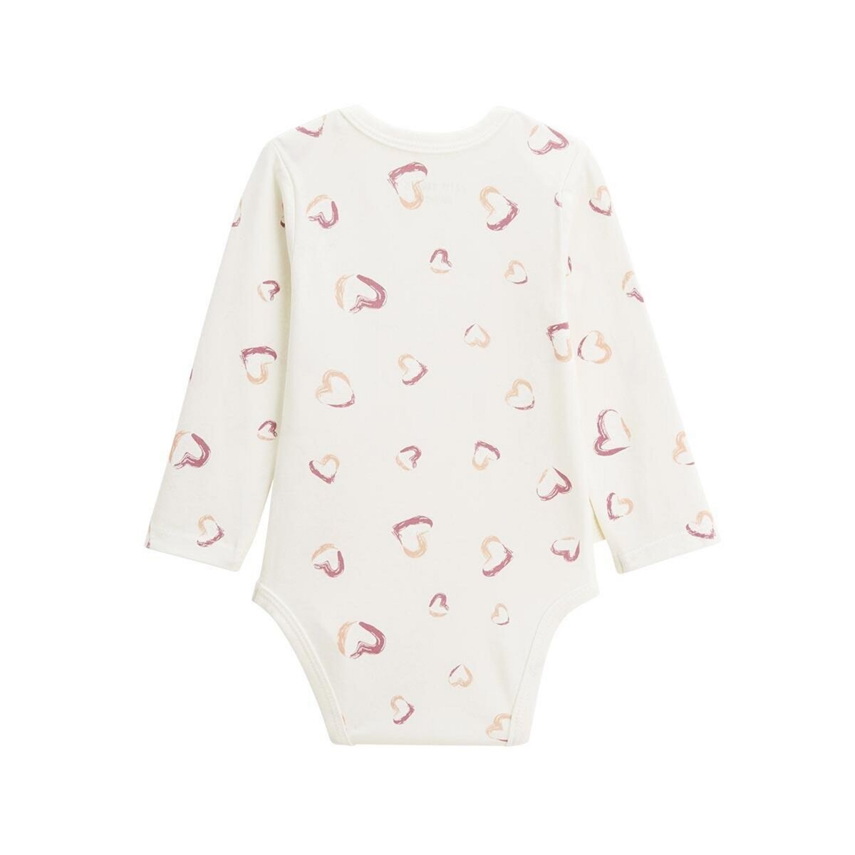 Petit Béguin Lot de 3 bodies bébé manches longues Maya