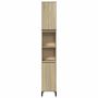 Voir la diapositive 3 : VIDAXL Armoire salle de bain chene sonoma 30x30x190 cm