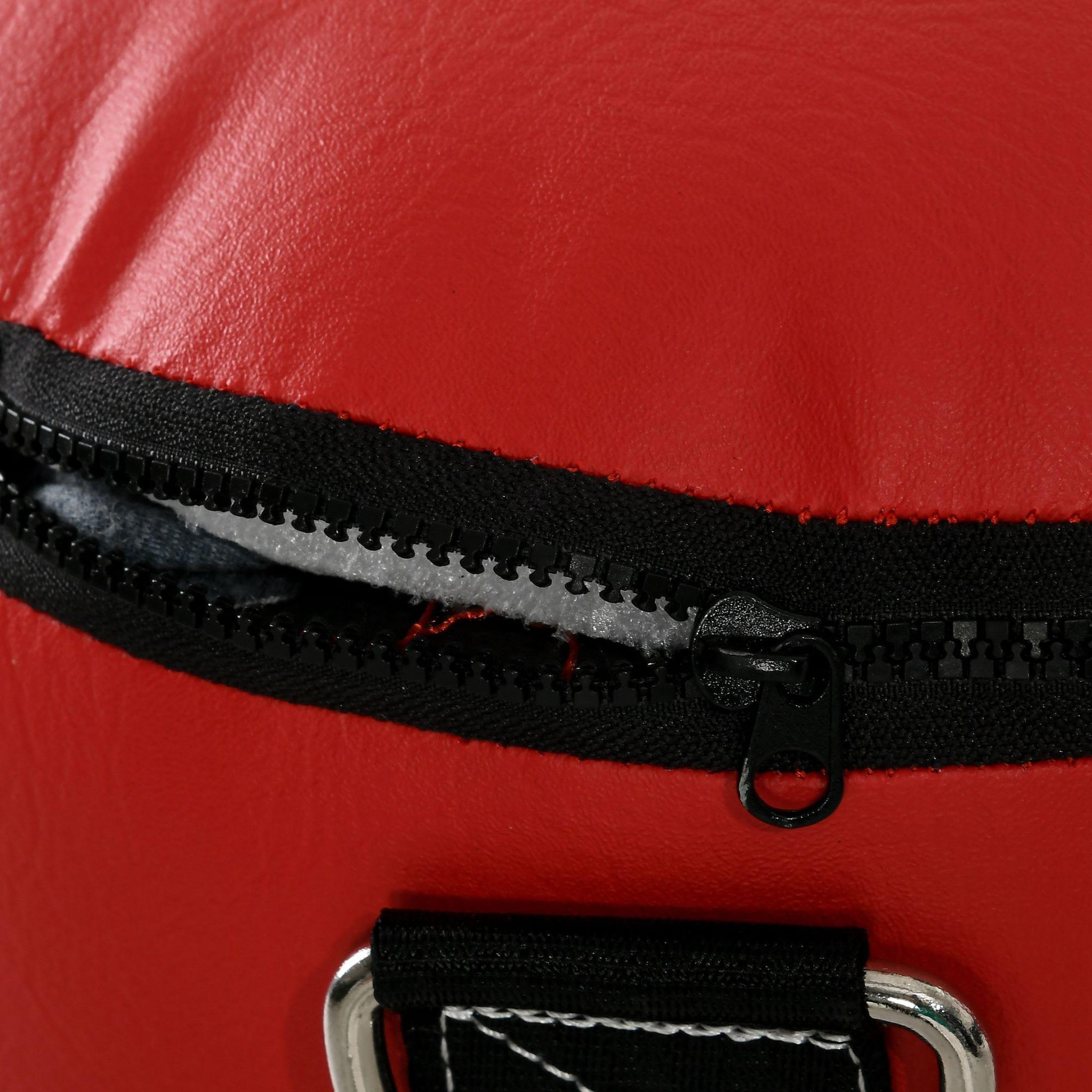 Voir la diapositive 6 : HOMCOM Sac de frappe à suspendre - kit de fixation, chaine 4 points, gants inclus - acier PVC EPE rouge noir