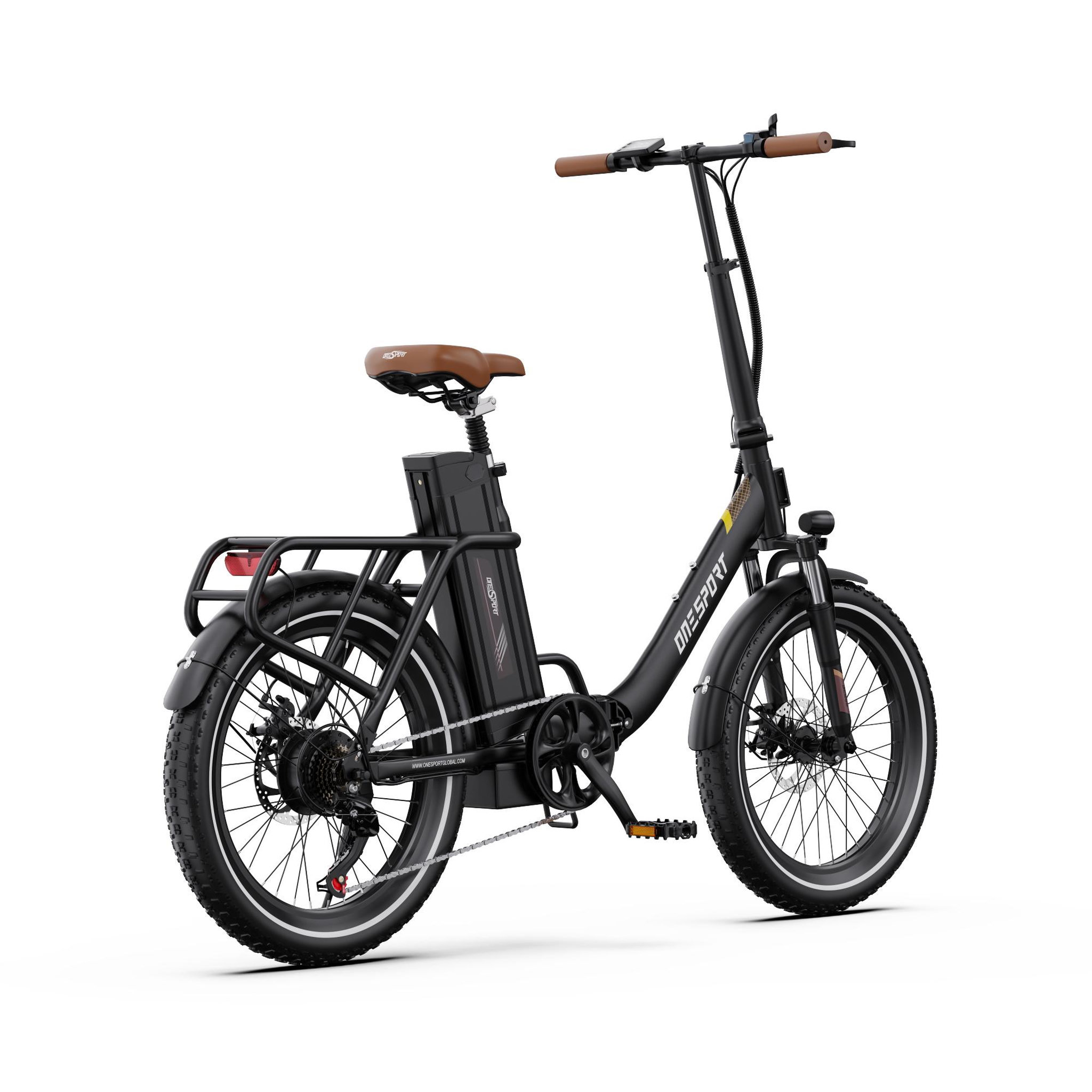 Voir la diapositive 4 : ONESPORT Vélo électrique pliant OneSport OT16-2