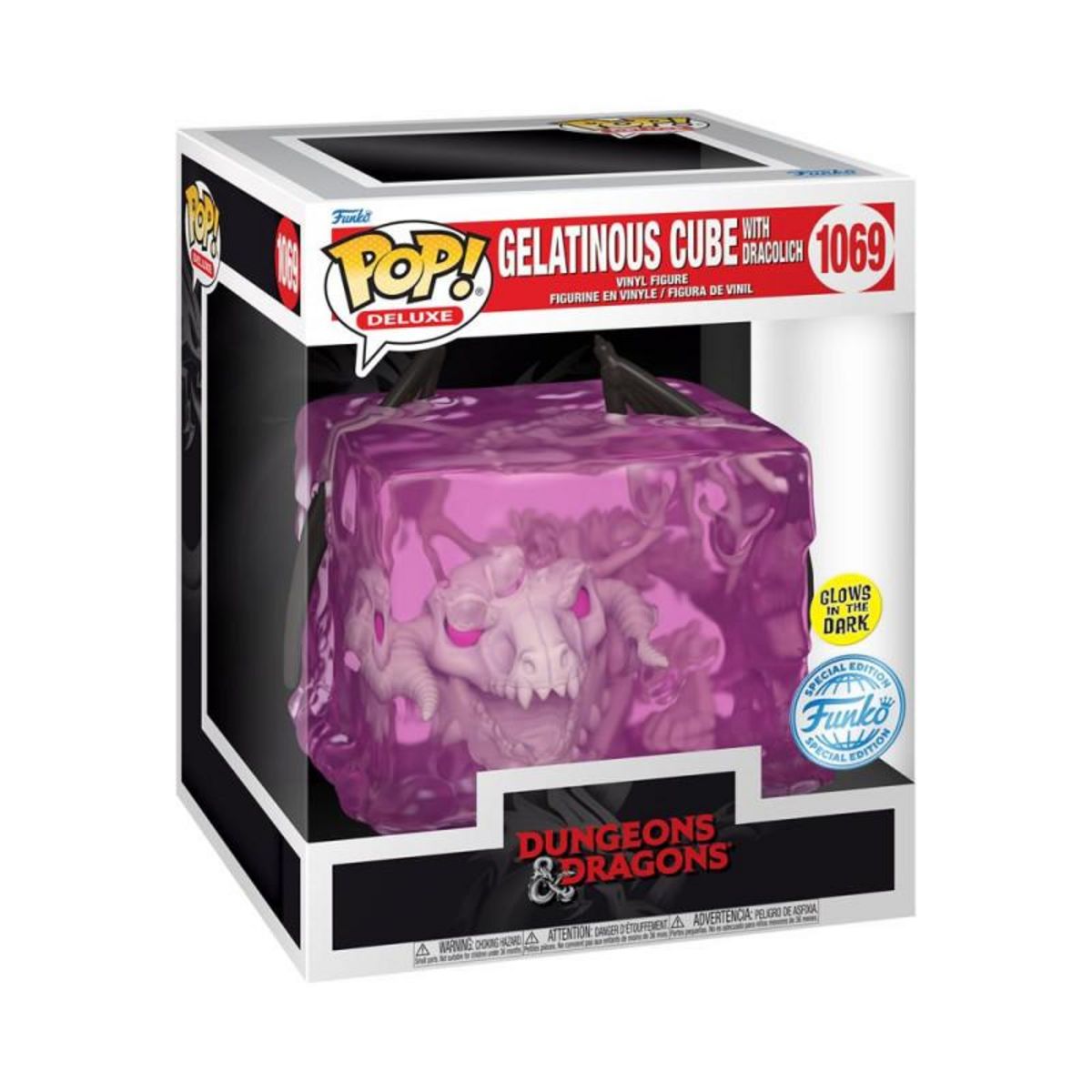 Funko Figurine Funko Pop Deluxe Gelatinous Cube with Dracolich Dungeons and Dragons