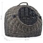 Voir la diapositive 6 : VIDAXL Cage de transport pour chats Gris 50x42x40 cm Saule naturel