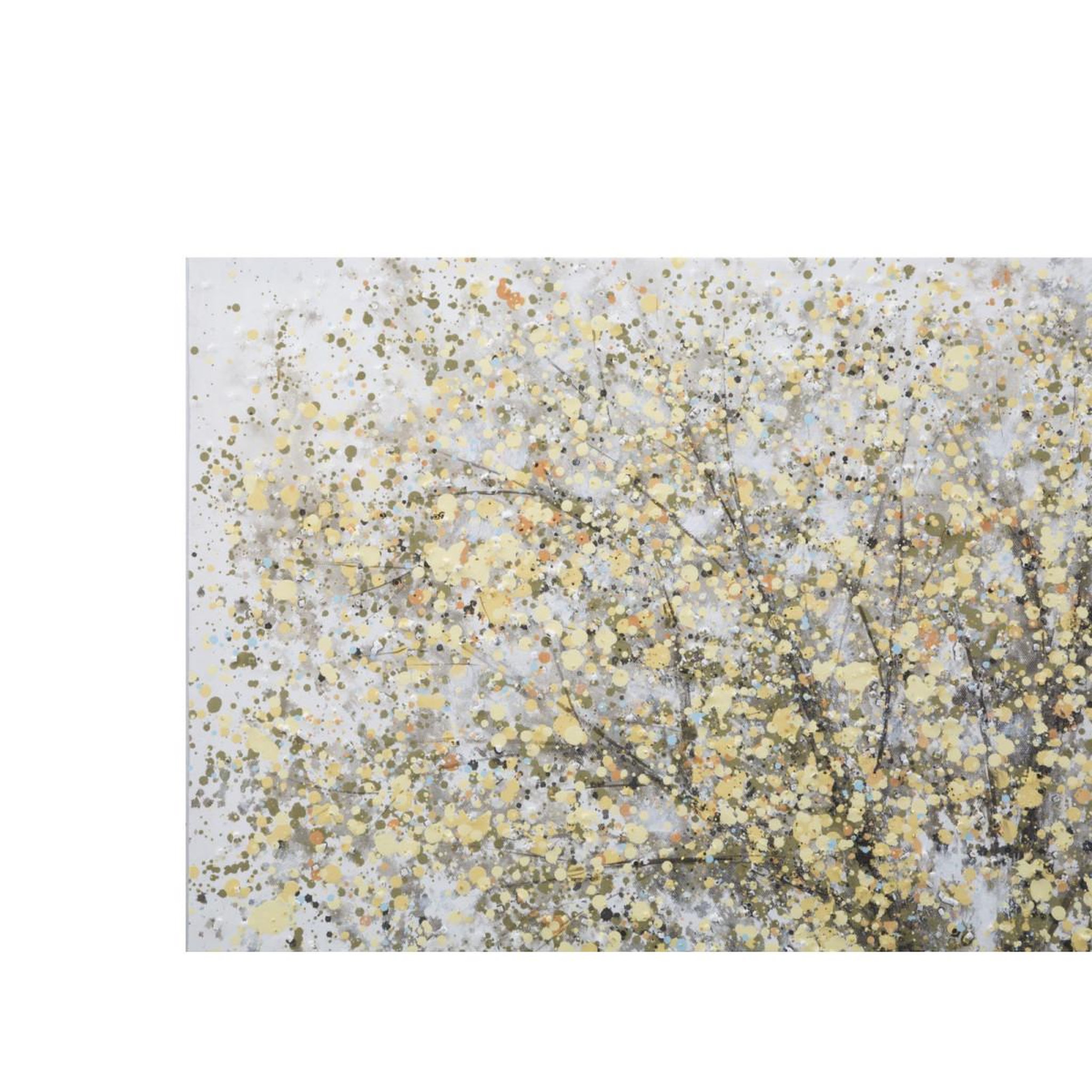 Voir la diapositive 2 : Paris Prix Toile peinture déco  tree simple  80x120cm multicolore