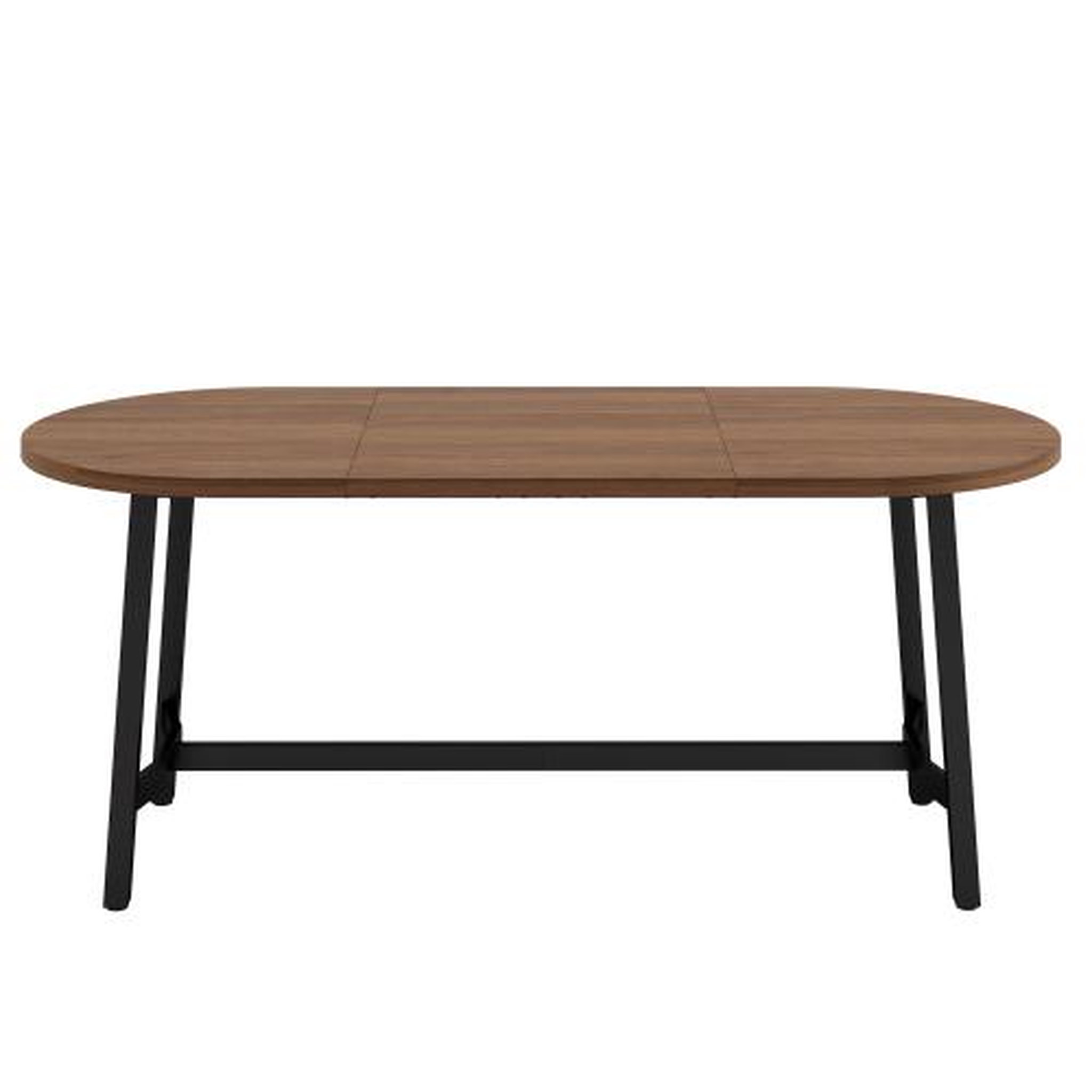 Voir la diapositive 6 : MERAX Table à manger 180x80 cm pour 6-8 personnes avec pieds en métal