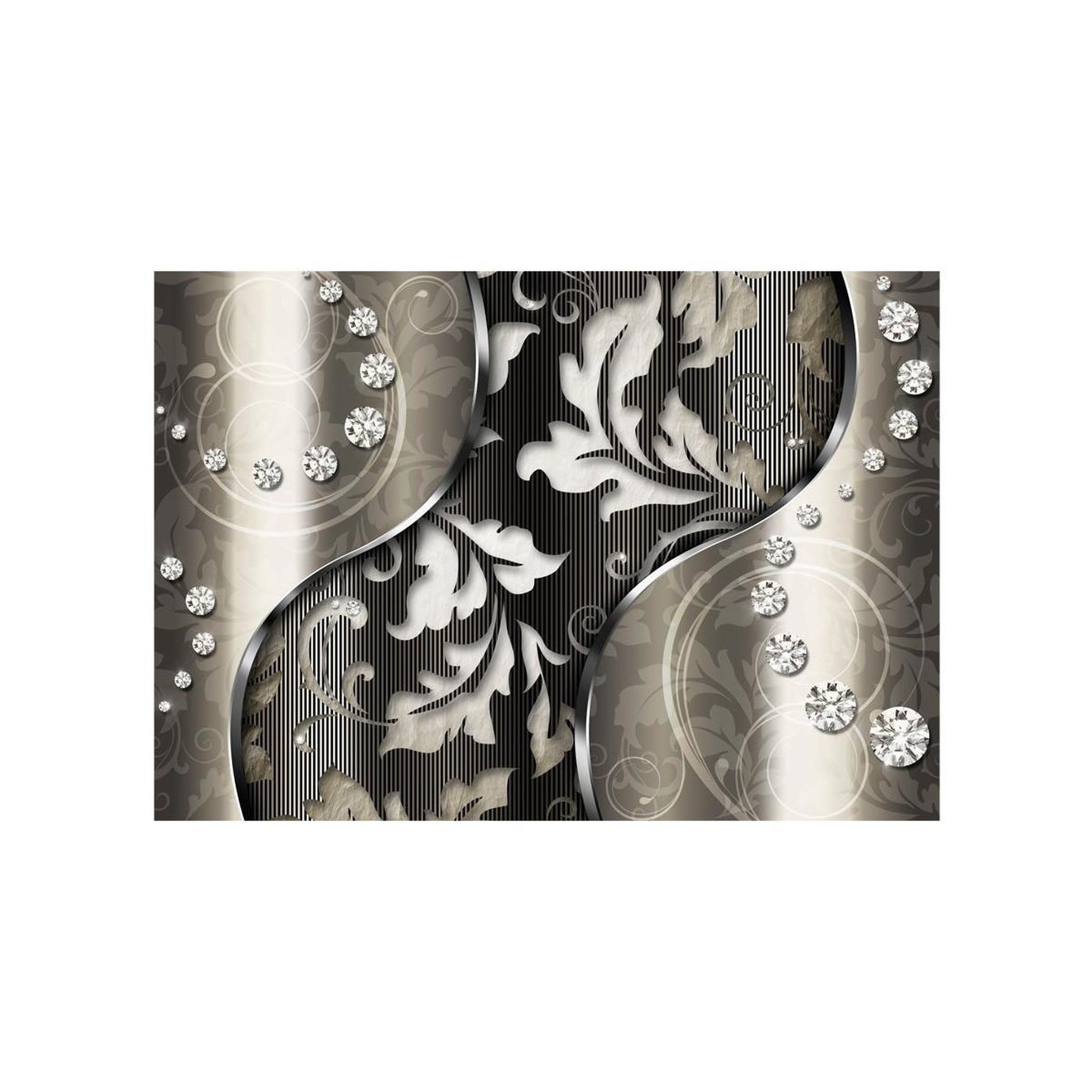 Voir la diapositive 2 : Paris Prix Papier Peint  Diamond Leaves