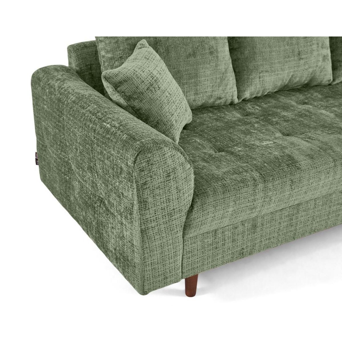 LISA DESIGN Rune - canapé droit 2 places en velours texturé