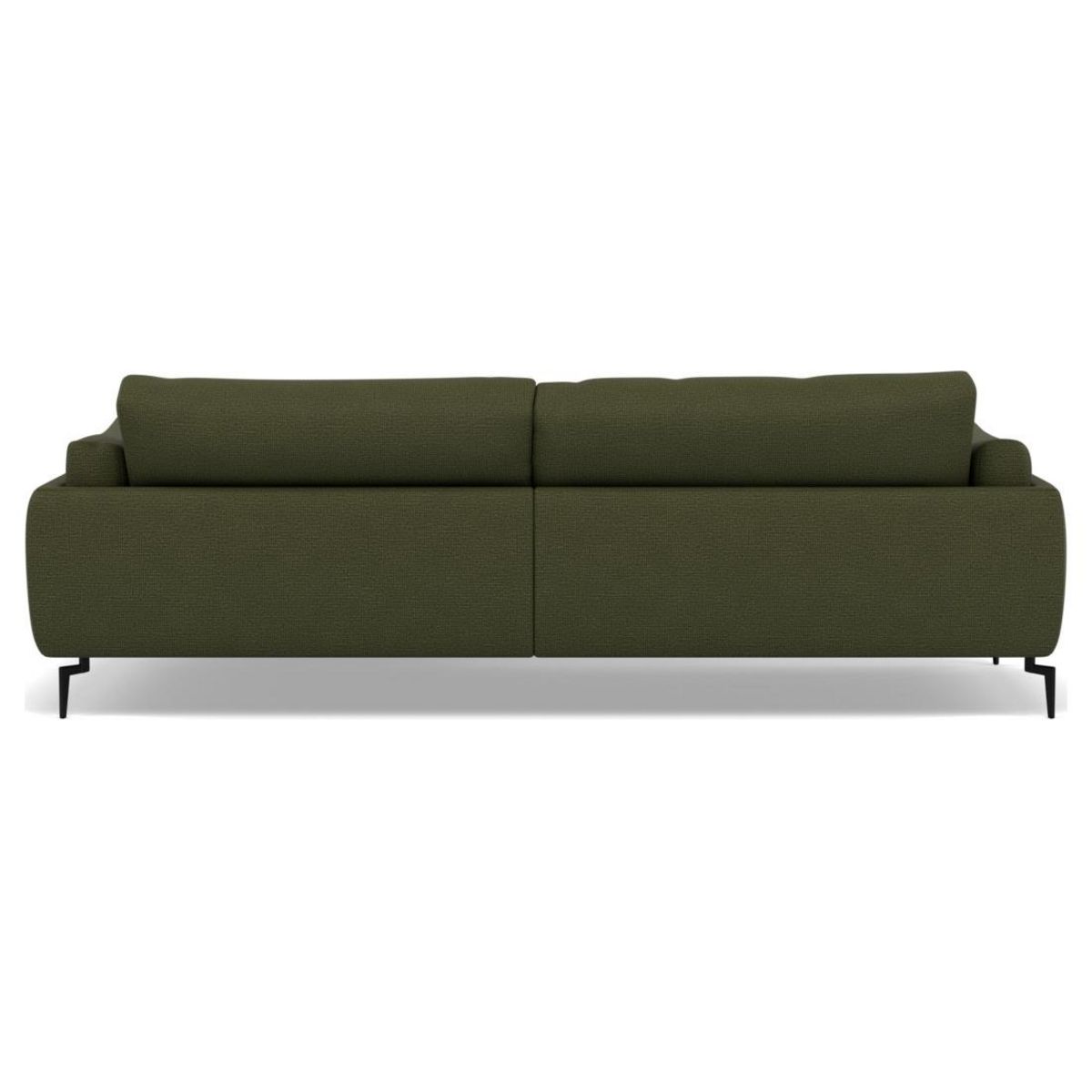 LISA DESIGN Carlos - canapé d'angle droit 4 places ultra moelleux en tissu texturé