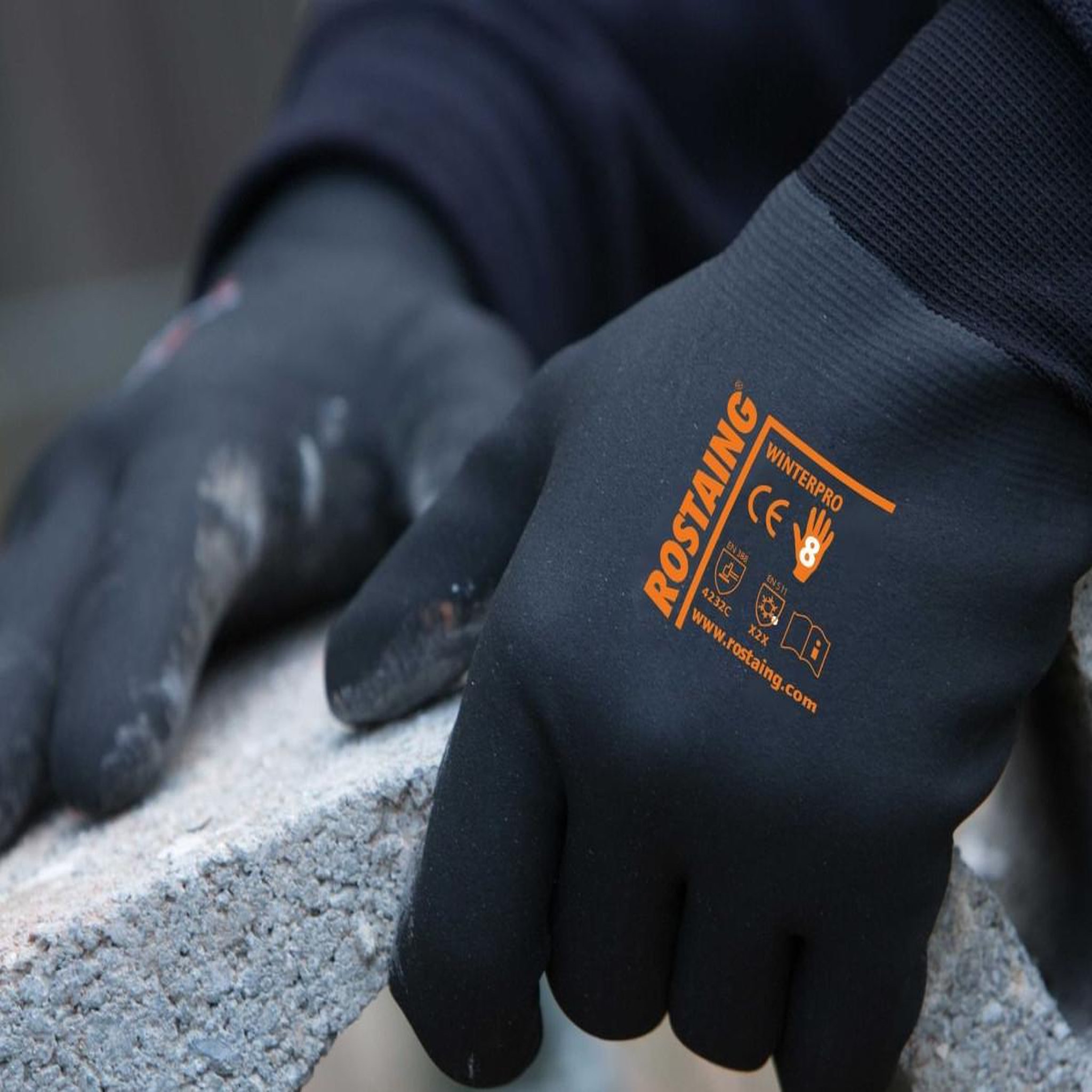 Voir la diapositive 3 : ROSTAING Gants pour travaux en milieu froid et humide WINTERPRO - Taille 7 - Rostaing