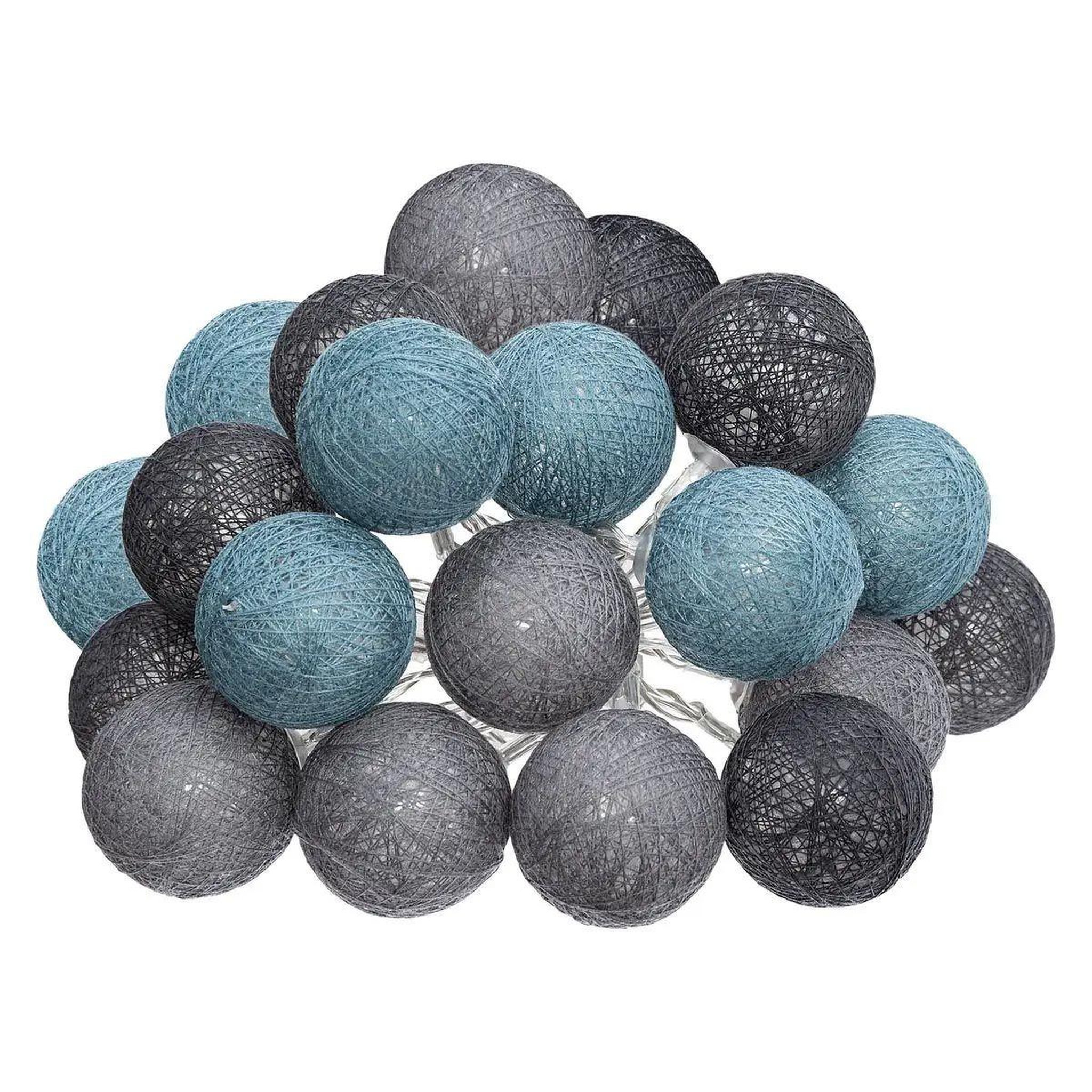 ATMOSPHERA Guirlande led 20 boules  winter  435cm multicolore