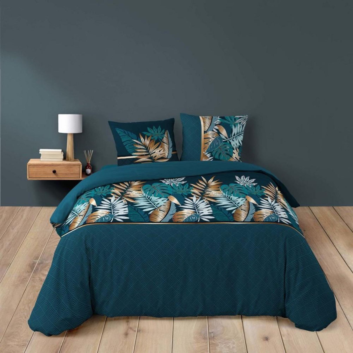 Douceur d'Intérieur Housse de couette 240x220cm + 2 taies ALIANOR 100% coton