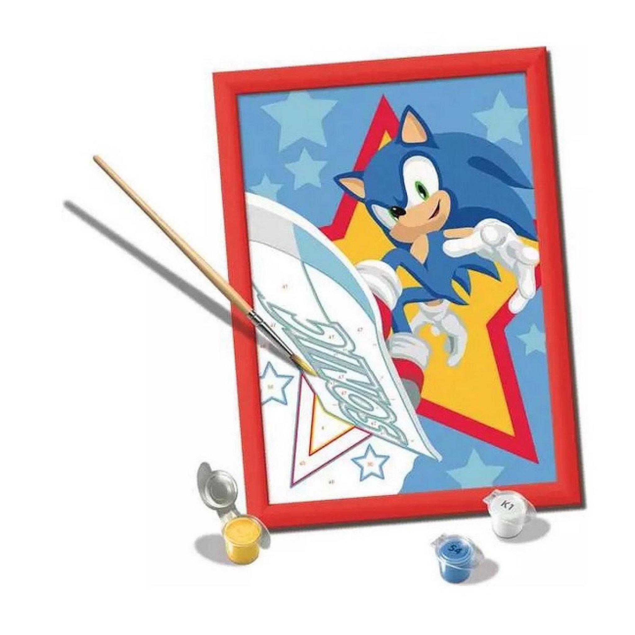 Voir la diapositive 4 : RAVENSBURGER CreArt Peinture au numero Sonic a l aventure