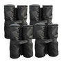 Voir la diapositive 1 : HOMCOM Lot 4 sacs de lestage de fixation pour tonnelle parasol pavillon volume max. 15kg noir