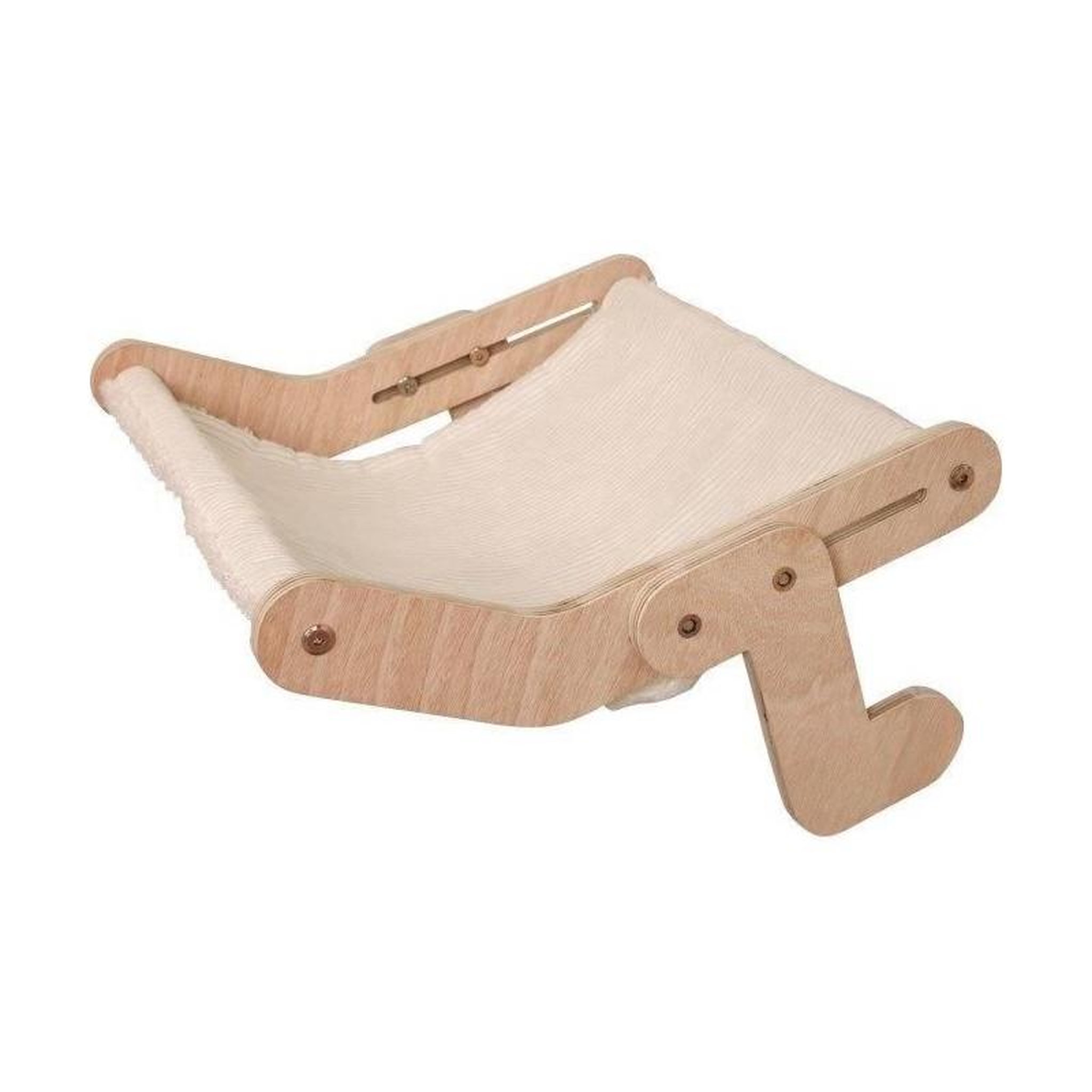 KERBL Hamac pour chats - KERBL - NAP - 42,5 x 47 cm - Bois massif - Surface réversible