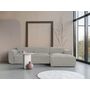 Voir la diapositive 3 : BEST MOBILIER Felix - canapé modulable d'angle droit 4 places en tissu texturé