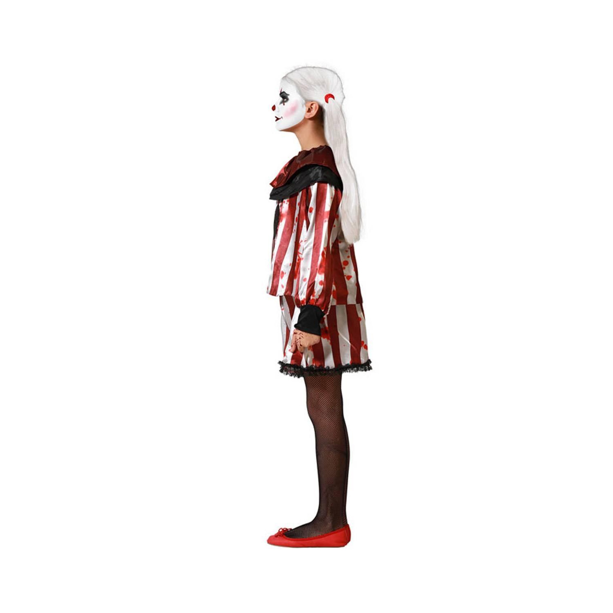 Voir la diapositive 2 : ATOSA Déguisement Clown  - Fille - 7/9 ans (122 à 134 cm)