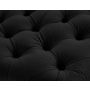 Voir la diapositive 6 : LISA DESIGN Walter - pouf chesterfield en velours - pieds bois