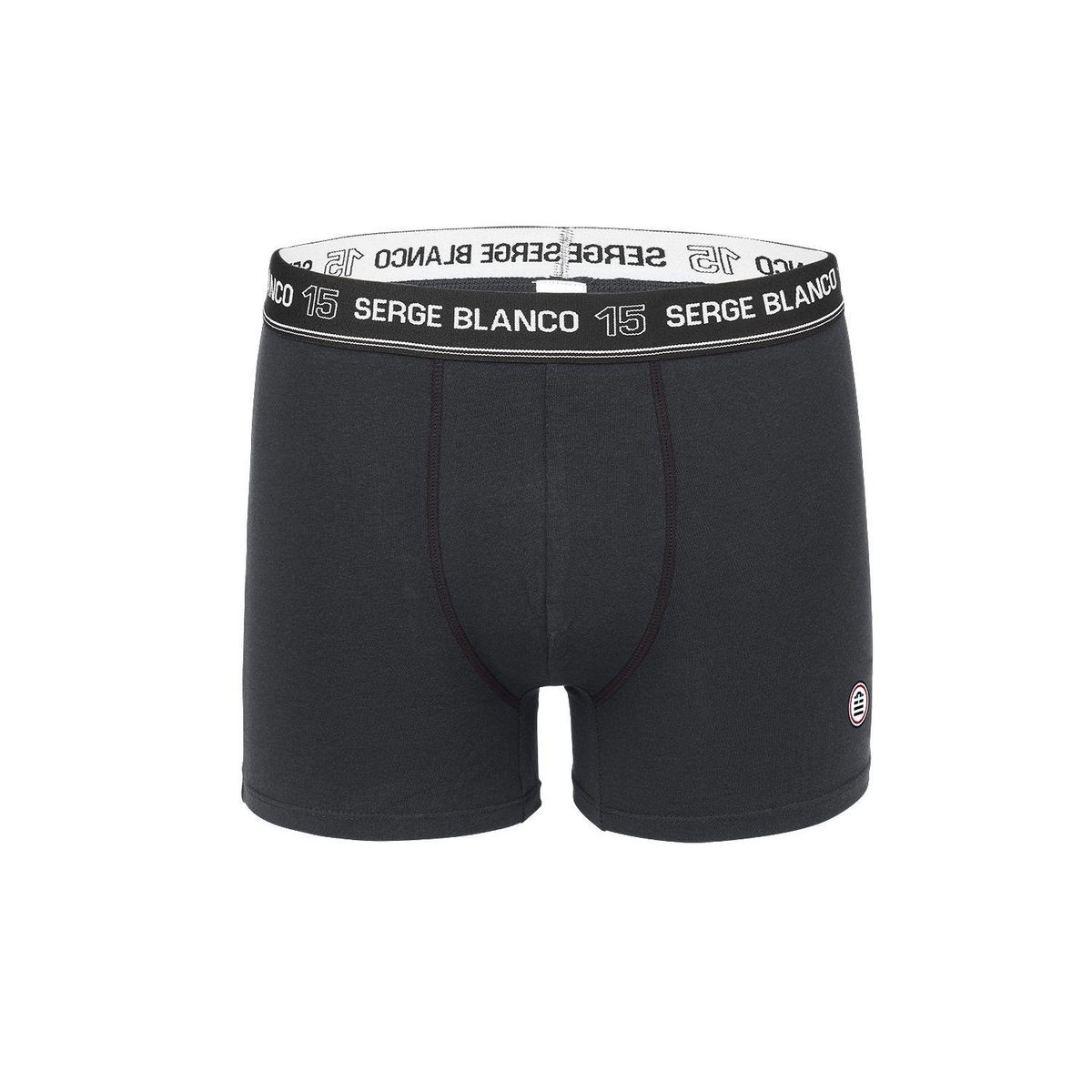 SERGE BLANCO Lot de 2 Boxers homme avec surpiqûres Class