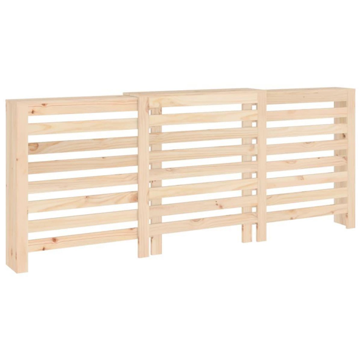 VIDAXL Cache-radiateur 210x21x85 cm Bois massif de pin