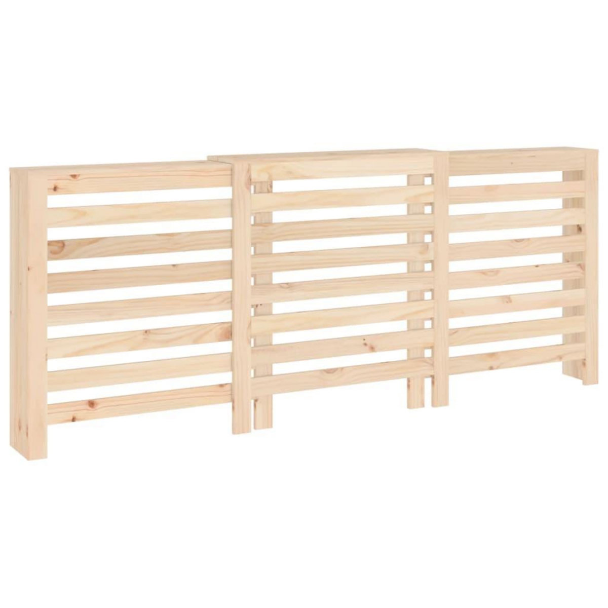 VIDAXL Cache-radiateur 210x21x85 cm Bois massif de pin
