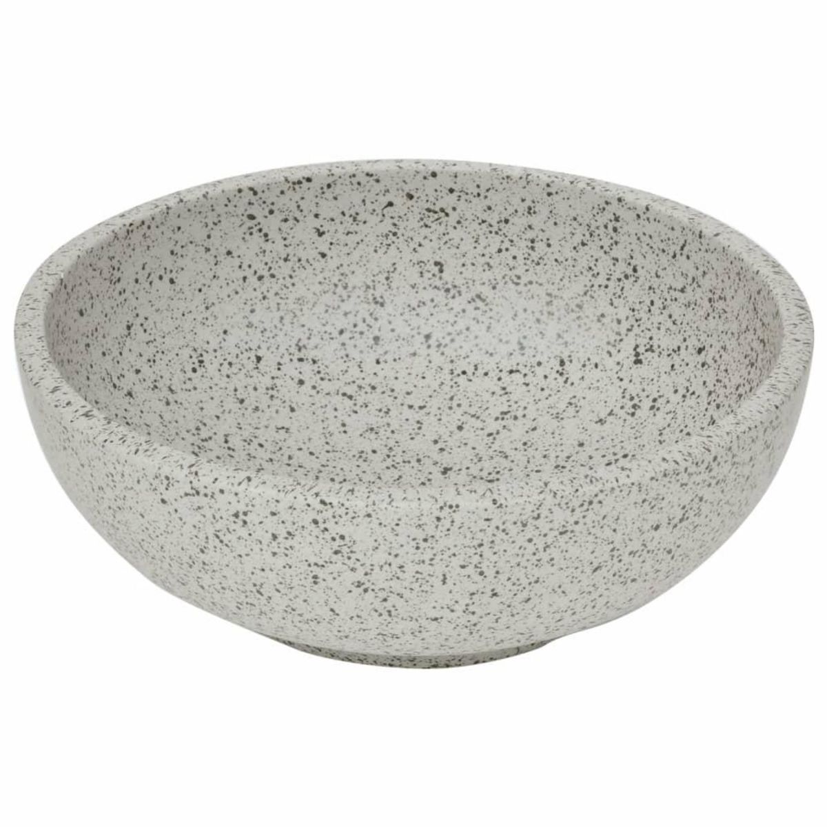 VIDAXL Vasque a poser gris rond Φ41x14 cm ceramique