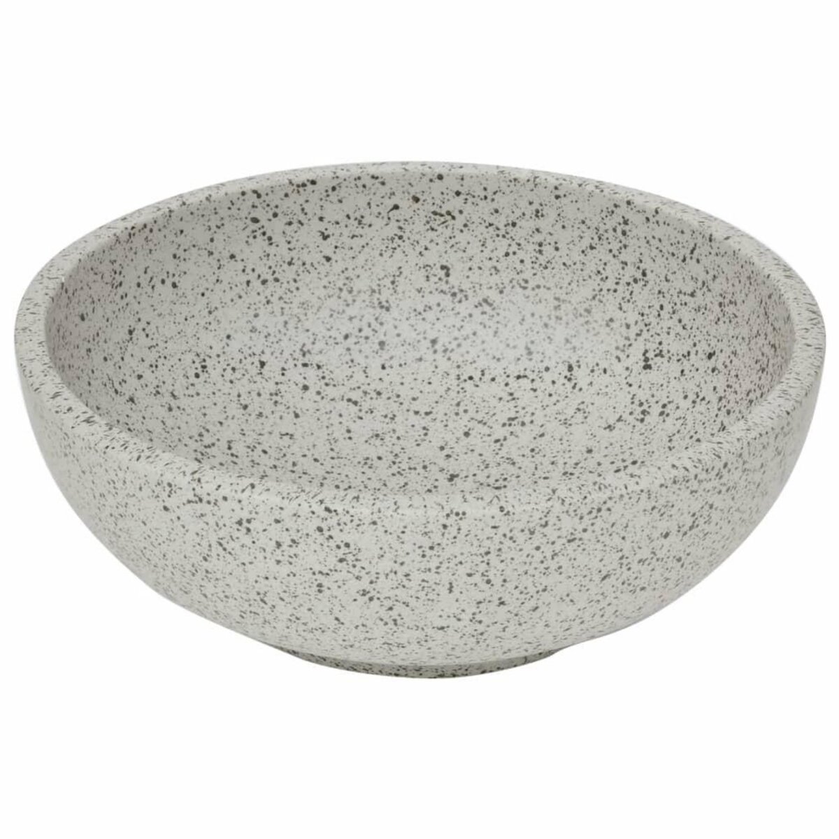 VIDAXL Vasque a poser gris rond Φ41x14 cm ceramique