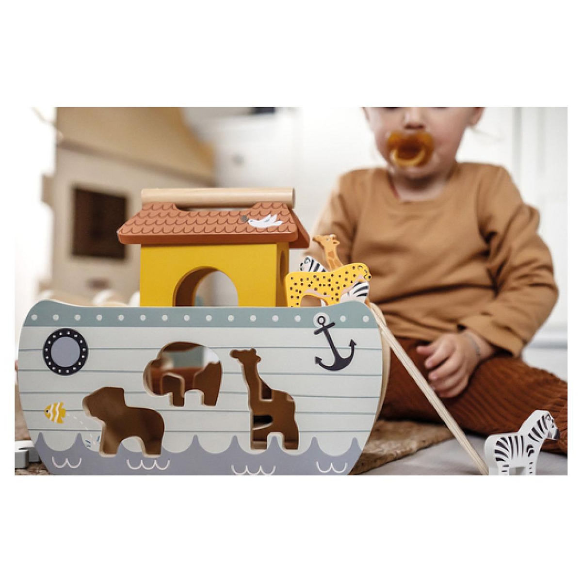 SMALLFOOT Boite à formes Arche de Noé Safari