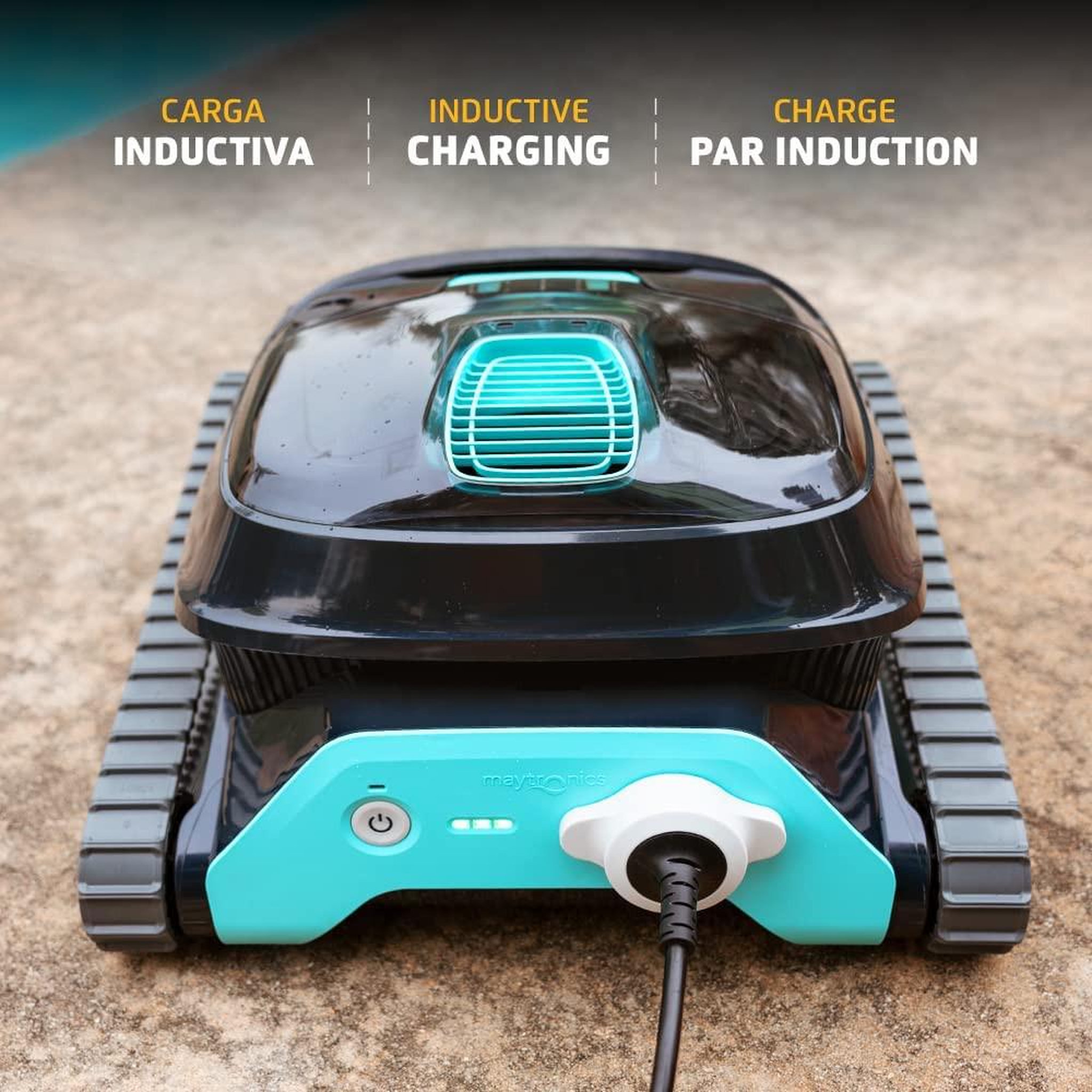 Voir la diapositive 3 : Dolphin Robot electrique de piscine sans fil fond, parois et ligne d'eau - liberty 300