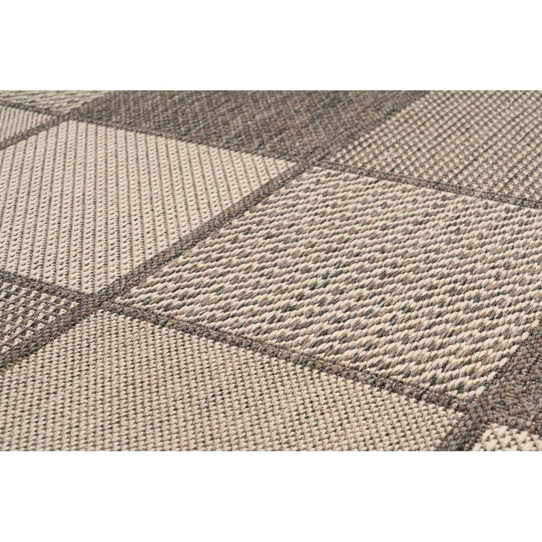 Voir la diapositive 2 : Paris Prix Tapis géométrique à poils plats  splash  crème