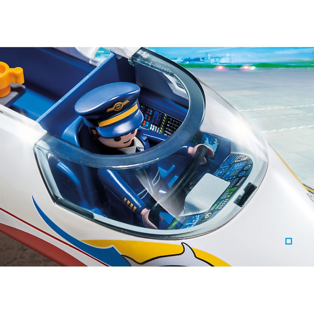 PLAYMOBIL 6081 Avion avec pilote et touristes