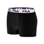 Voir la diapositive 6 : FILA Lot de 4 Boxers Coton homme FU5016 Uni