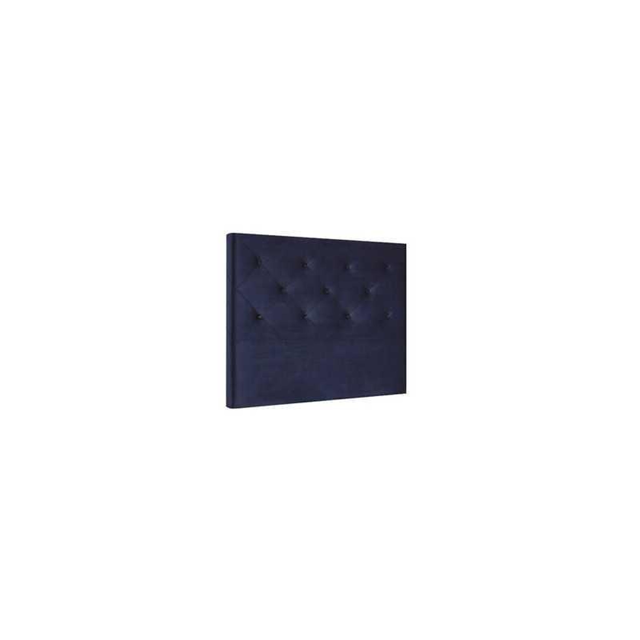 EPEDA Tête de lit rembourrée cosmique velours bleu tuftée rectangle 200 x 13 x 125 cm