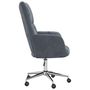 Voir la diapositive 4 : VIDAXL Chaise de relaxation Gris fonce Velours