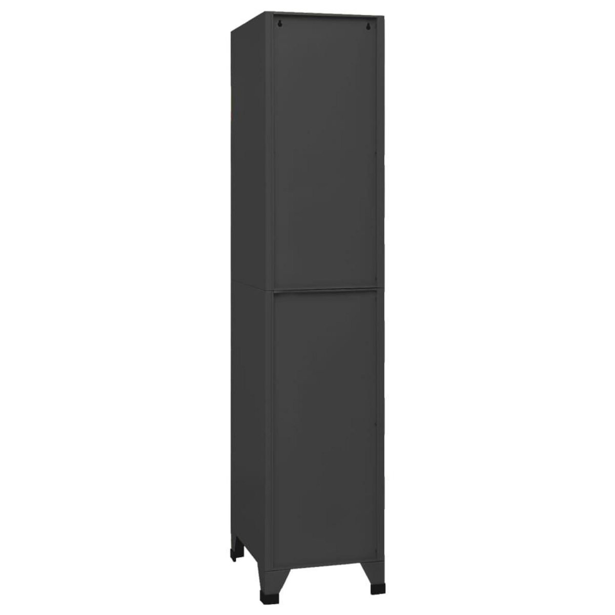 VIDAXL Armoire a casiers Anthracite 38x45x180 cm Acier